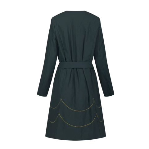 24/7 Quilted Trench - Spruce