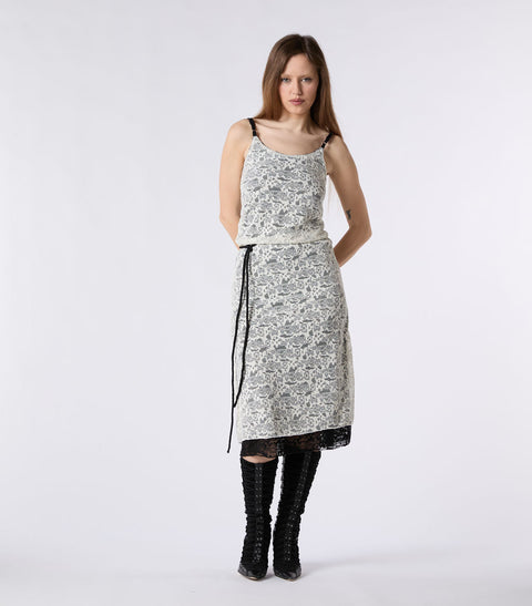 Dream Reversible Lace Dress - Vanilla and Noir - selling fast