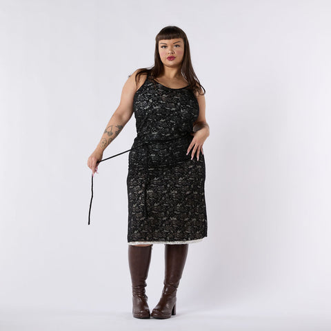 Dream Reversible Lace Dress - Vanilla and Noir - selling fast