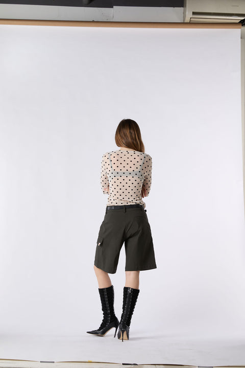 24/7 Bermuda Shorts - Blackest Black NEW