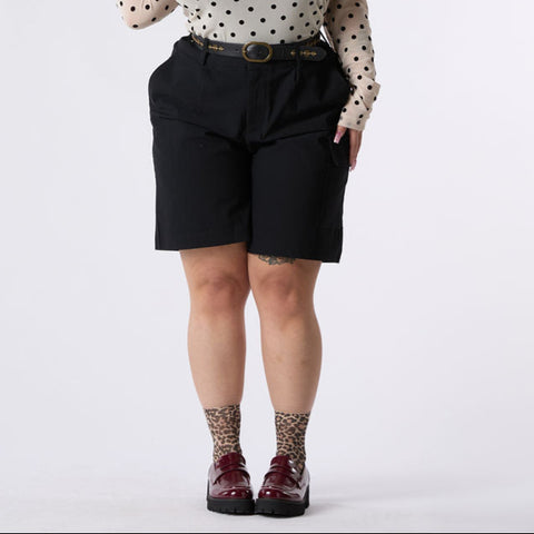 24/7 Bermuda Shorts - Blackest Black NEW