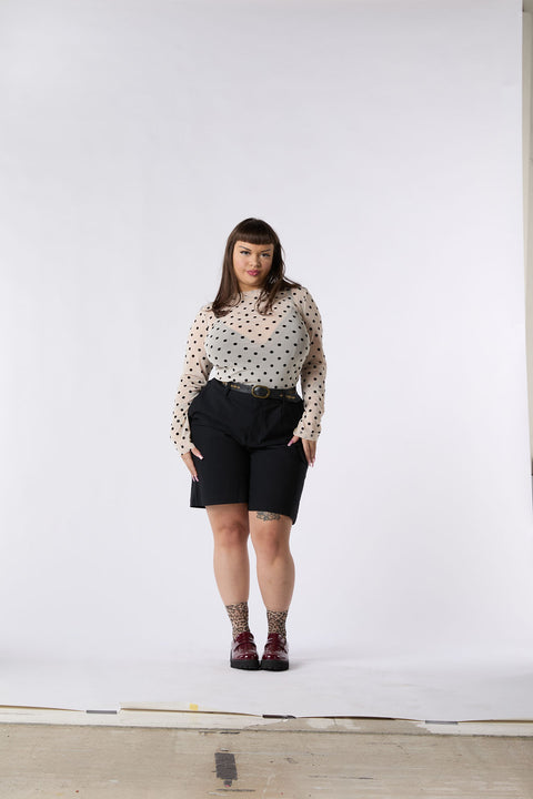 24/7 Bermuda Shorts - Blackest Black NEW