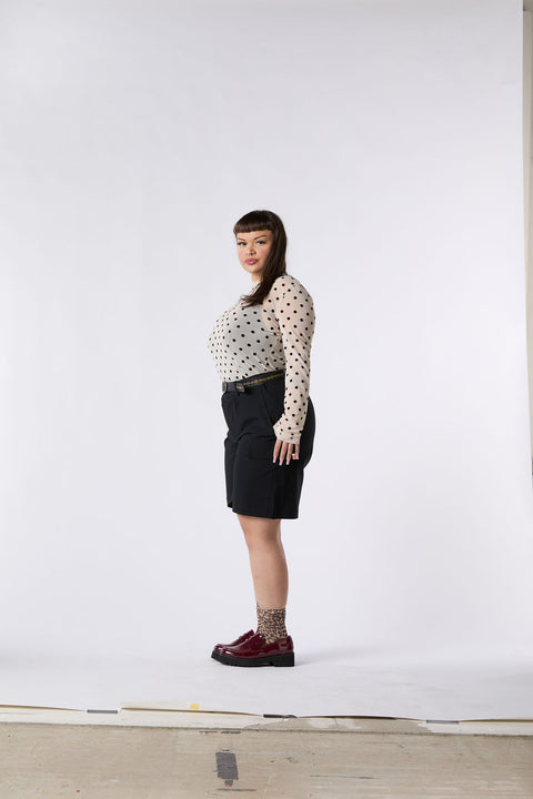 24/7 Bermuda Shorts - Blackest Black NEW
