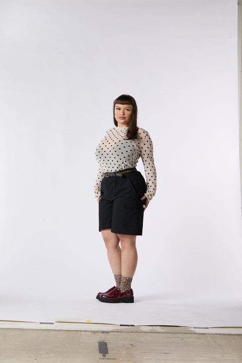 24/7 Bermuda Shorts - Blackest Black NEW