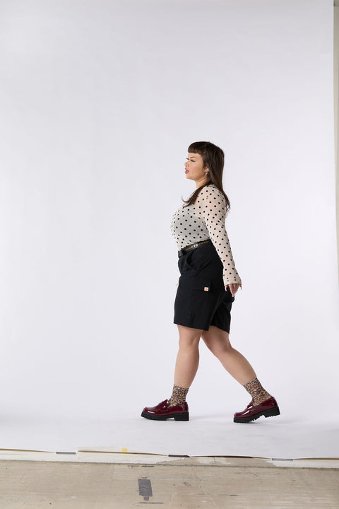 24/7 Bermuda Shorts - Blackest Black NEW