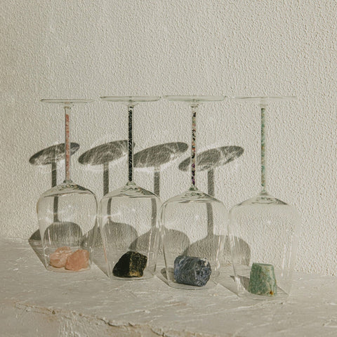 Assorted Crystal-stemmed Wine Glasses (4 Piece)