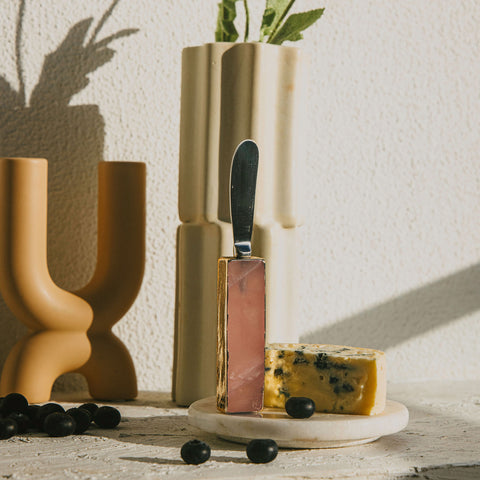 Rose Quartz Spread Knife