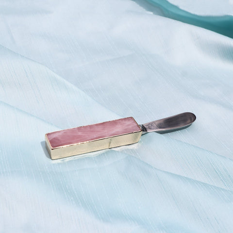 Rose Quartz Spread Knife