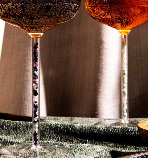 Assorted Crystal-stemmed Wine Glasses (4 Piece)