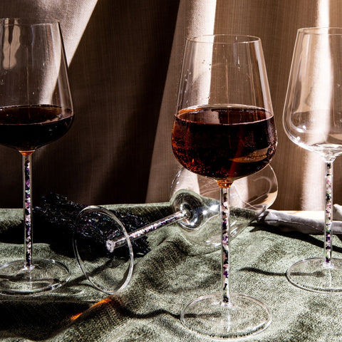 Prism Crystal-stemmed Wine Glasses (4 Piece)