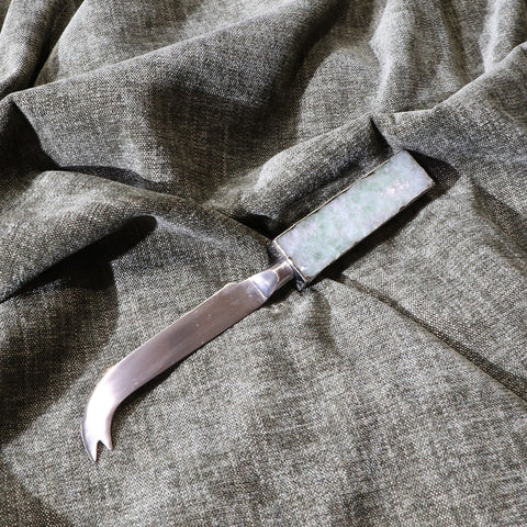 Green Fluorite Soft Cheese Knife