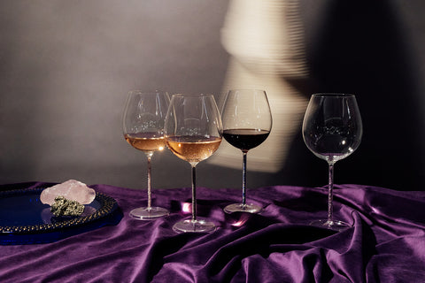 Greatfool crystal stemmed glasses