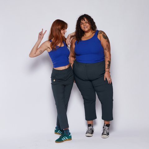 Greatfool Organic Cotton Tank - Sonic Blue
