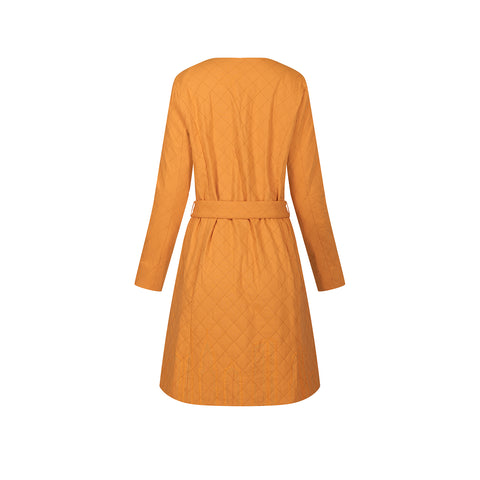 24/7 Quilted Trench - Ochre