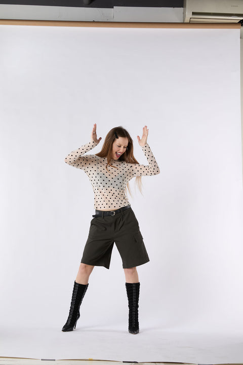 24/7 Bermuda Shorts - Blackest Black NEW