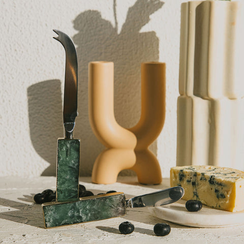 Green Fluorite Spread Knife