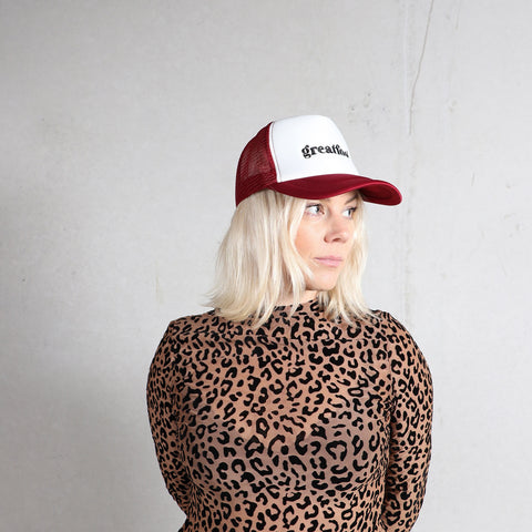 Leopard Lace Long Sleeve - Brown