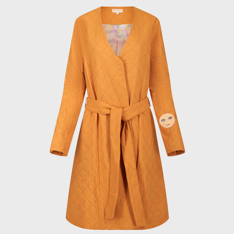 24/7 Quilted Trench - Ochre