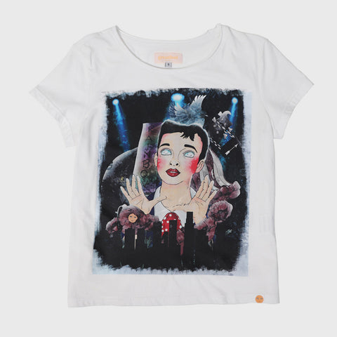 Judy G Tee White 100% Organic Cotton
