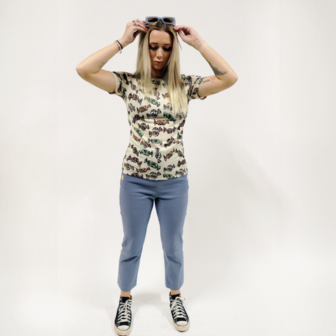 100% Wool  Sweet Bread Tee - Beige