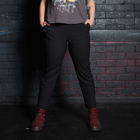 24/7 Pants - Blackest Black 12 sizes available