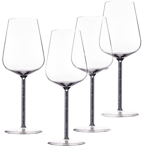Alabaster Crystal-stemmed Wine Glasses (4 Piece)