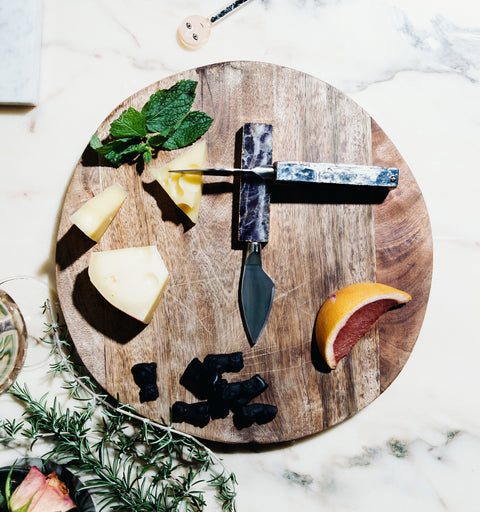 Amethyst Hard Cheese Knife