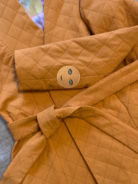 24/7 Quilted Trench - Ochre