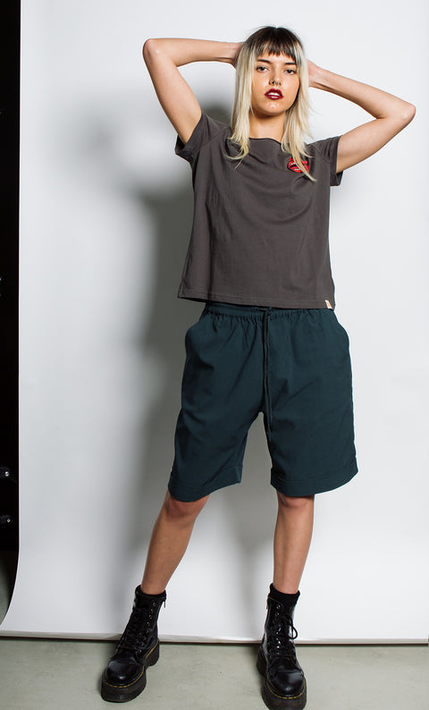 Lipstick Smear Tee - Heritage Black