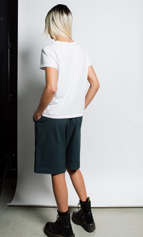 Lipstick Smear Tee - White