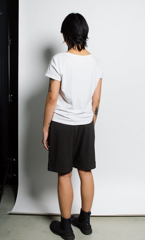 Snake Metal Tee - White 100% Certified Organic Cotton