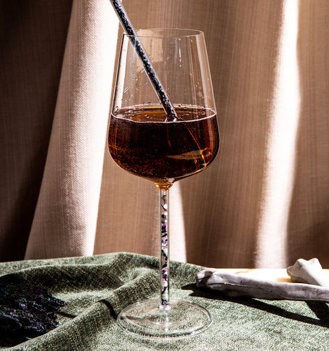 Prism Crystal-stemmed Wine Glasses (4 Piece)